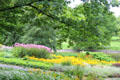 Plantings in Planten un Blomen park. Hamburg, Germany.