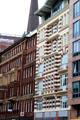 Streetscape on Speersort. Hamburg, Germany.