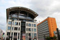 Rivièra Maison building & Sofitel Hotel in old town at Stadthausbrücke transit stop. Hamburg, Germany.