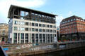 Rivièra Maison building among canals in old town. Hamburg, Germany.