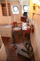 Sick bay on board Rickmer Rickmers museum sailing ship. Hamburg, Germany.
