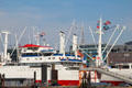 Museum Ship Cap San Diego, a German built cargo ship moored on Elbe River. Hamburg, Germany.