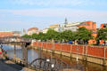 View of Zoll canal. Hamburg, Germany.