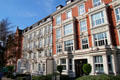 Row of residential buildings. Hamburg, Germany.