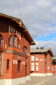 Emigration Museum BallinStadt building part of an emigration station from 1850 until early 1930's for those waiting to depart to the Americas. Hamburg, Germany