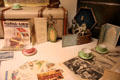 Nautical items of era at Emigration Museum BallinStadt. Hamburg, Germany.