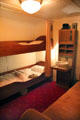 Comfortable living quarters for Second Class passengers at Emigration Museum BallinStadt. Hamburg, Germany.