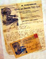 Letter of regret from Railroad & Steamship Agent at Emigration Museum BallinStadt. Hamburg, Germany.
