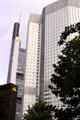 Cluster of skyscrapers. Frankfurt am Main, Germany.