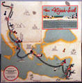 Aliyah Board Game 1935 designed to familiarize players with emigration route from Germany to Palestine at Jewish Museum Munich. Munich, Germany.