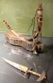 Harp & dagger with scabbard from Afghanistan at Five Continents Museum. Munich, Germany.