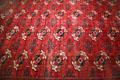 Turkmenistan Oriental carpet from floor of yurt at Five Continents Museum. Munich, Germany.