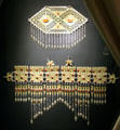 Turkmenistan / Turkoman Tekke tribal jewelry at Five Continents Museum. Munich, Germany.