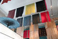 Cloth weavings from Myanmar at Five Continents Museum. Munich, Germany.