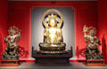 Buddhist statues from Myanmar at Five Continents Museum. Munich, Germany.