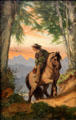 Farewell to the Valley painting by Moritz von Schwind at Schackgalerie. Munich, Germany.