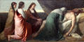 Pieta painting by Anselm Feuerbach at Schackgalerie. Munich, Germany.