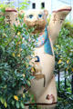 Berlin bear street art with Egyptian themes. Berlin, Germany.