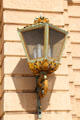 Wall lamp at Charlottenberg Palace. Berlin, Germany.