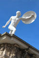 Detail of Greek warrior at Charlottenberg Palace. Berlin, Germany.