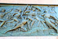 Second Schleswig War & Battle of Düppel by Alexander Calandrelli detail of west bronze panel on Victory Column. Berlin, Germany.