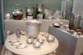 Hildesheim silver treasure with vessels in Greek shapes at Altes Museum. Berlin, Germany.