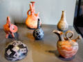 Red & black ceramic vessels from Cyprus at Neues Museum. Berlin, Germany.