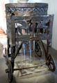 Bronze wheeled stand for cauldron from Larnaca, Cyprus at Neues Museum. Berlin, Germany.