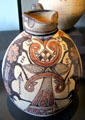 Ceramic jug with red & black painting of goats? from Cyprus at Neues Museum. Berlin, Germany.