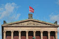 Pediment of Alte Nationalgalerie. Berlin, Germany.