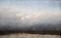 Monk by the Sea painting by Caspar David Friedrich at Alte Nationalgalerie. Berlin, Germany.