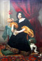 Pauline Charlotte Bendemann, Bride of the Artist painting by Julius Hübner at Alte Nationalgalerie. Berlin, Germany.