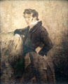 Self-portrait by Carl Blechen at Alte Nationalgalerie. Berlin, Germany.