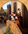 The Homecoming painting by Ferdinand Friedrich Wilhelm Weiss at Alte Nationalgalerie. Berlin, Germany.