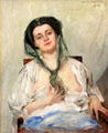 Portrait of Donna Gravida by Lovis Corinth at Alte Nationalgalerie. Berlin, Germany.