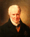 Humanist & scientist Alexander von Humboldt portrait c1858 by Julius Friedrich Anton Schrader at German Historical Museum. Berlin, Germany.
