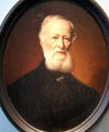 Industrialist Alfred Krupp portrait by Julius Grün at German Historical Museum. Berlin, Germany.