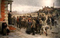 The Strike painting by Robert Koehler which became an icon to German worker at German Historical Museum. Berlin, Germany.
