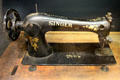 Sewing machine of Jewish tailor murdered in Auschwitz at Jewish Museum Berlin. Berlin, Germany.