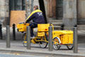 German post office bicycle delivery vehicle. Berlin, Germany.