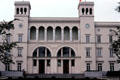 Old Hamburger Bahnhof now Museum für Gegenwart displays State Museums of Berlin contemporary art collection. Berlin, Germany.