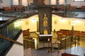 St Hedwig's Catholic Cathedral reconstructed modern interior. Berlin, Germany.