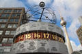 World Time Clock & TV Tower on Alexanderplatz. Berlin, Germany.