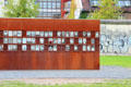 Victims caught trying to flee East Berlin at Bernauer Straße Berlin Wall Memorial. Berlin, Germany.