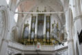 Organ in St Nicholas Church. Greifswald, Germany.