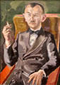Dr. Eduard Plietzsch painting by George Grosz at Ludwig Museum. Köln, Germany.