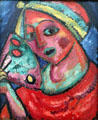 Fairy Princess with Fan painting by Alexej von Jawlensky at Ludwig Museum. Köln, Germany.