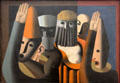 Carnival painting by Heinrich Hoerle at Ludwig Museum. Köln, Germany.
