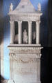 Sepulcher of Lucius Poblicius veteran of the 5th legion at Roman Germanic Museum. Köln, Germany.