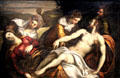 Lamentation of Christ painting by Jacopo Tintoretto & studio at Wallraf-Richartz Museum. Köln, Germany.